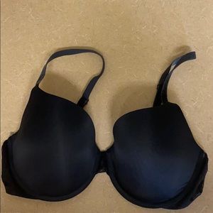 VS Demi Bra in Black with polka dot on band
